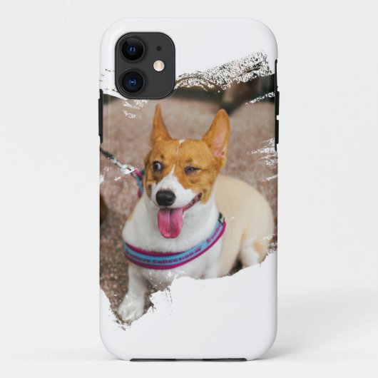 犬のかわいらしデザイン Case-Mate iPhoneケース (裏面)