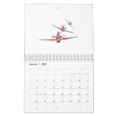 犬のけんか カレンダー (1月 2027)