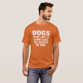犬のことわざすなわち誕生日の犬のプレゼントおたく男の子の贈り物 Tシャツ (正面フル)