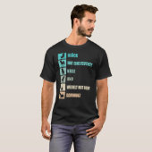 犬のことわざドイツ語で約4脚の友人の犬 Tシャツ (正面フル)