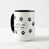 犬のしっぽ マグカップ (正面左)