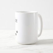 犬のしわざです コーヒーマグカップ (正面右)
