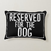 犬のために予約されている アクセントクッション (裏面)