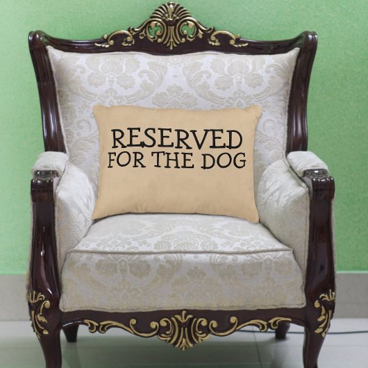 犬のために予約されている アクセントクッション