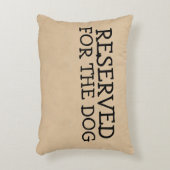 犬のために予約されている アクセントクッション (正面(垂直))