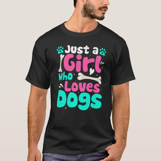 犬のためのもの 愛犬家女子の為のグッズ Tシャツ (正面)