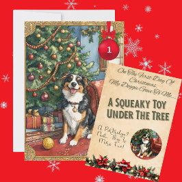 犬のためのクリスマス12日間の1日目 シーズンカード