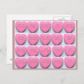 犬のためのバレンタイン シーズンポストカード (正面/裏面)