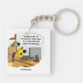 犬のためのFacebook キーホルダー (裏面)