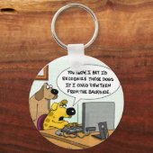 犬のためのFacebook キーホルダー (正面)