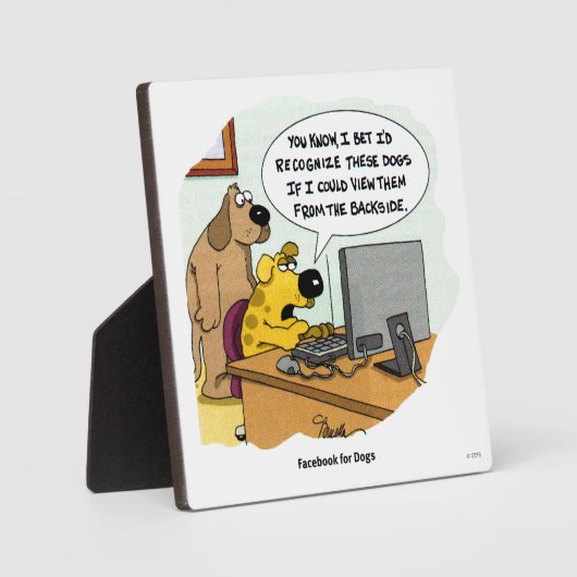 犬のためのFacebook フォトプラーク (正面)