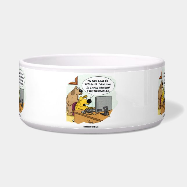 犬のためのFacebook ボウル (正面)