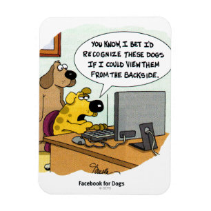 犬のためのFacebook マグネット