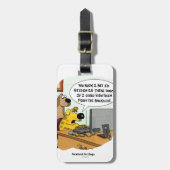 犬のためのFacebook ラゲッジタグ (正面縦)