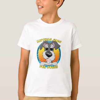 犬のためのTシャツ　何でもありさ Tシャツ