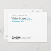 犬のはがきを埋める ポストカード (正面/裏面)