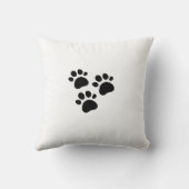 犬のまくらエリア - ミニマルインテリア クッション (裏面)