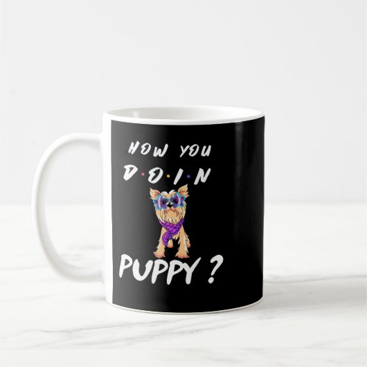 犬のやり方 コーヒーマグカップ (左)