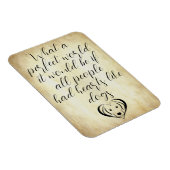 犬のような可愛いハートパーフェクト・ワールド マグネット (右側)