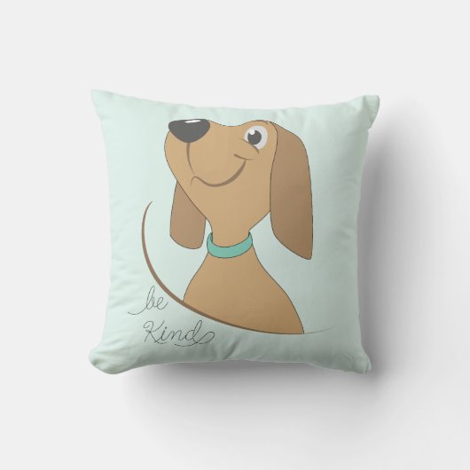 犬のような クッション (正面)