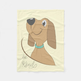 犬のような フリースブランケット