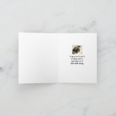 犬のようにストレスを扱うおもしろカード カード (内部)