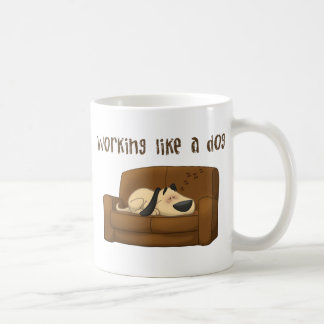 犬のように働くこと コーヒーマグカップ