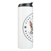 犬のように生きて跡を残す タンブラー (回転左)