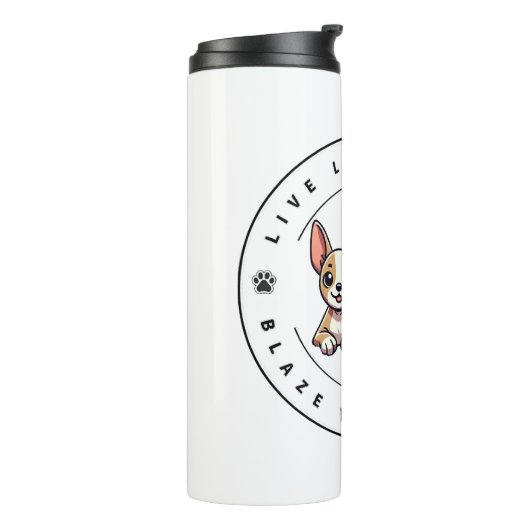 犬のように生きて跡を残す タンブラー (回転左)