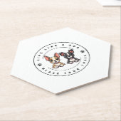 犬のように生きて跡を残す ペーパーコースター (アングル)