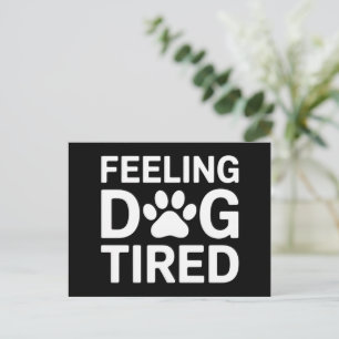 犬のように疲れた ポストカード