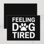 犬のように疲れた ポストカード (正面/裏面)