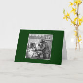 犬のように病気か？お見舞い! カード (黄色い花)