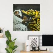 犬のように病気のヴィンテージ魔法ランタンスライド ポスター (ホームオフィス)