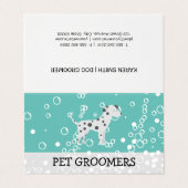 犬のアイコン | ペットトリマー | 動物飼養業 名刺 (外部フラット)