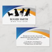 犬のアイコン |動物トレーニング 名刺 (正面/裏面)