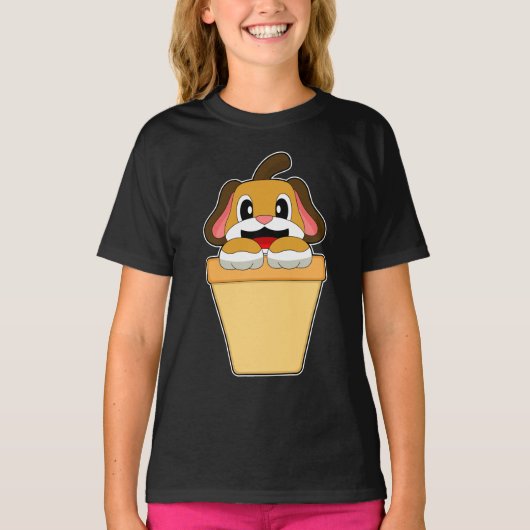 犬のアイスコーン Tシャツ (正面)