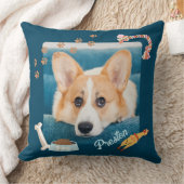 犬のアクセサリー写真フレーム クッション (ブランケット)