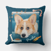 犬のアクセサリー写真フレーム クッション (正面)