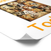 犬のアドオプショントゥデイシンボルや象徴 ポスター (角)