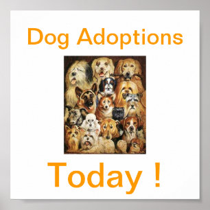 犬のアドオプショントゥデイシンボルや象徴 ポスター