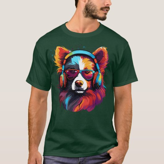 犬のアバター Tシャツ (正面)