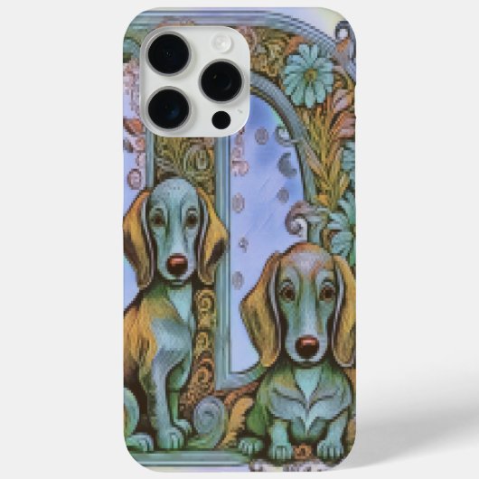 犬のアルファベット Case-Mate iPhoneケース (裏面)
