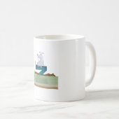 犬のアルファベットZのマグ コーヒーマグカップ (正面右)