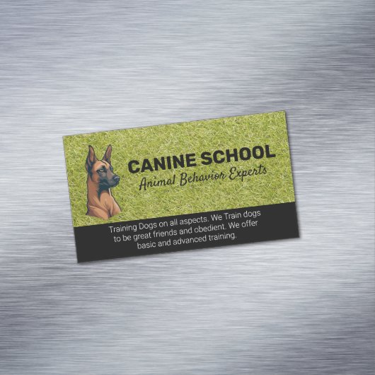 犬のイラストレーション |アストロターフ マグネット名刺 (インサイチュ)