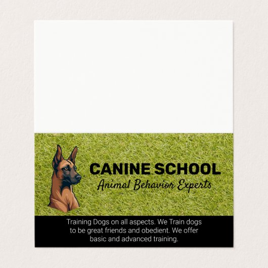 犬のイラストレーション |アストロターフ 名刺 (外部フラット)