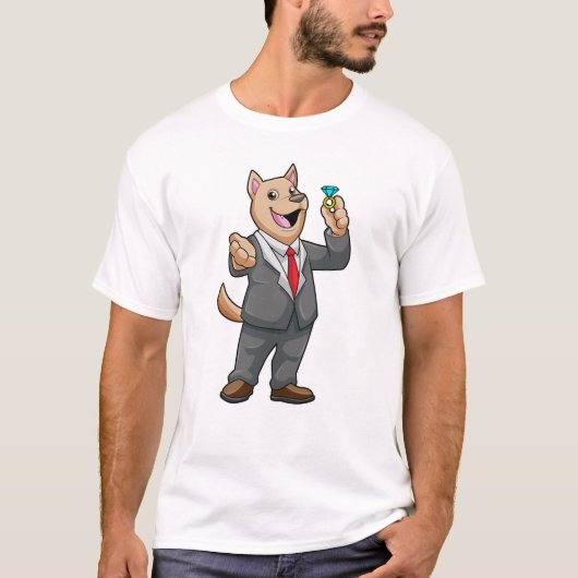 犬のウェディングプランナー Tシャツ (正面)