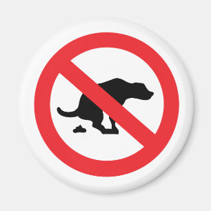 犬のウンチおもしろいなし マグネット