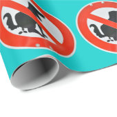 犬のウンチのPooの印無し ラッピングペーパー (ロールコーナー)