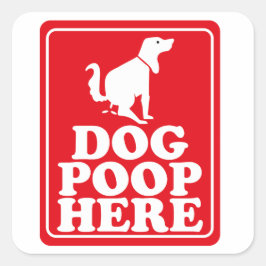 犬のウンチはこちら スクエアシール